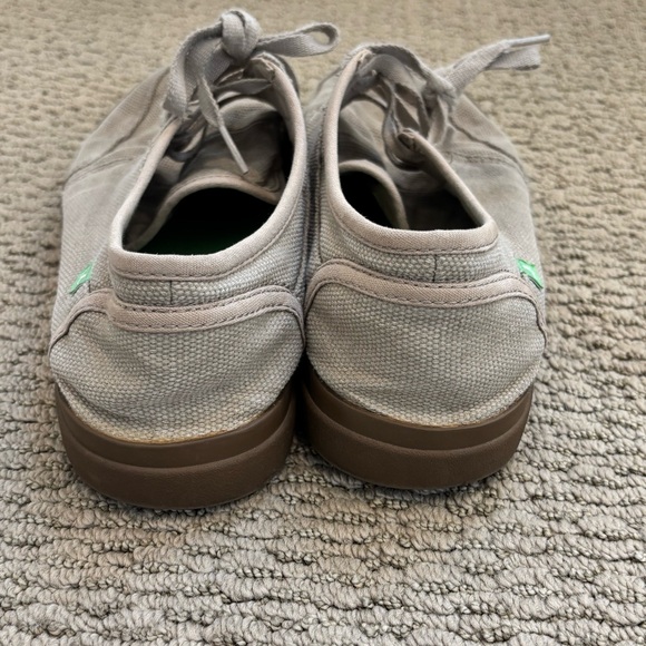 Sanuk Men's Sneakers in Light Gray and Brown - Picture 3 of 6